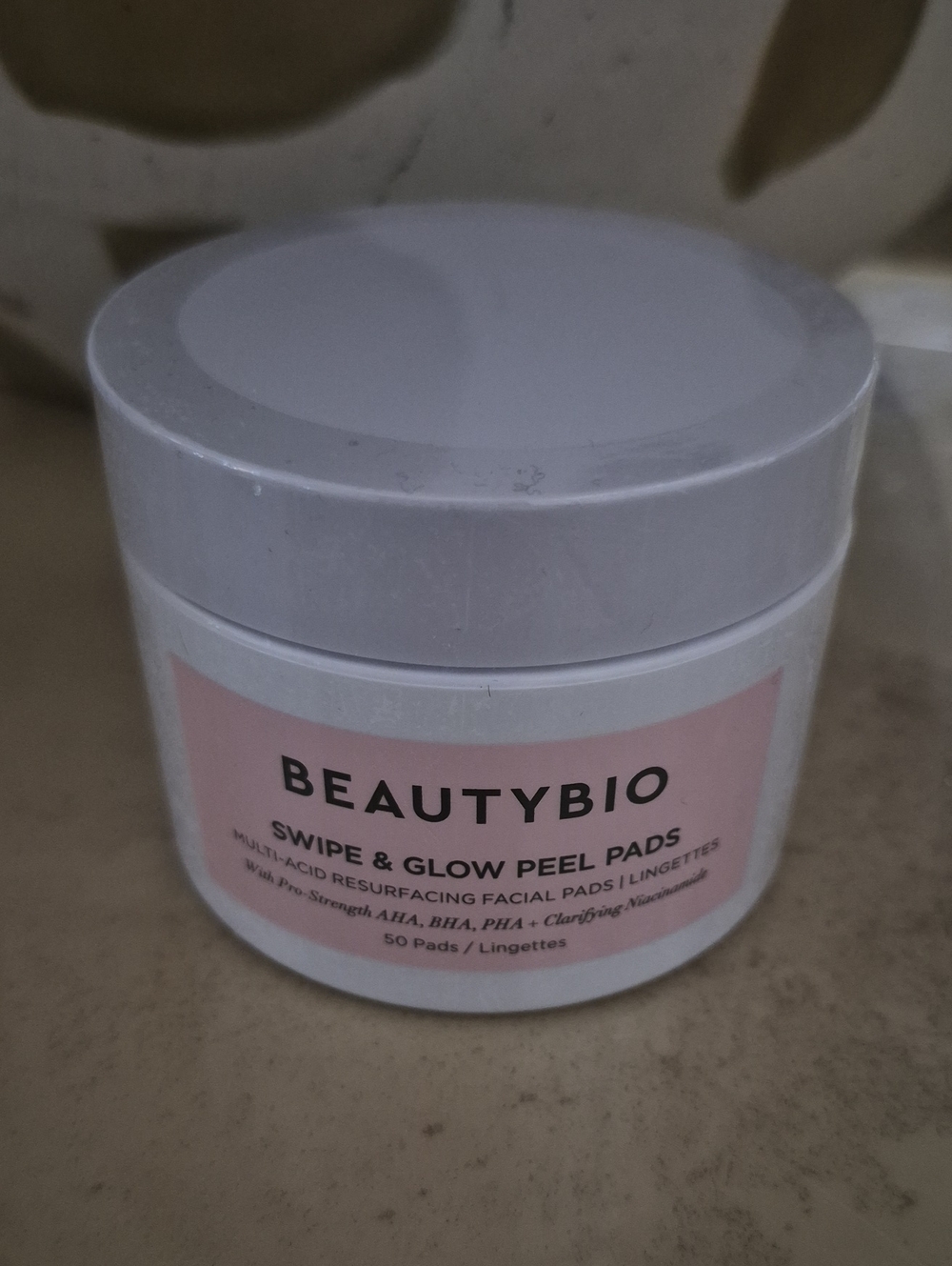 BEAUTYBIO Swipe & Glow Peel Pads – Gentle Multi-Acid Exfoliating Pads